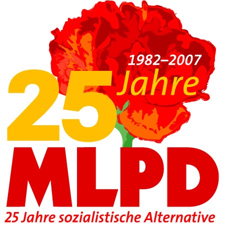Bundesweite Jubiläumsveranstaltungen zu »25 Jahre MLPD« im August 2007