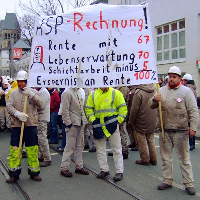 Rentendiskussion beim IG-Metall-Gewerkschaftstag