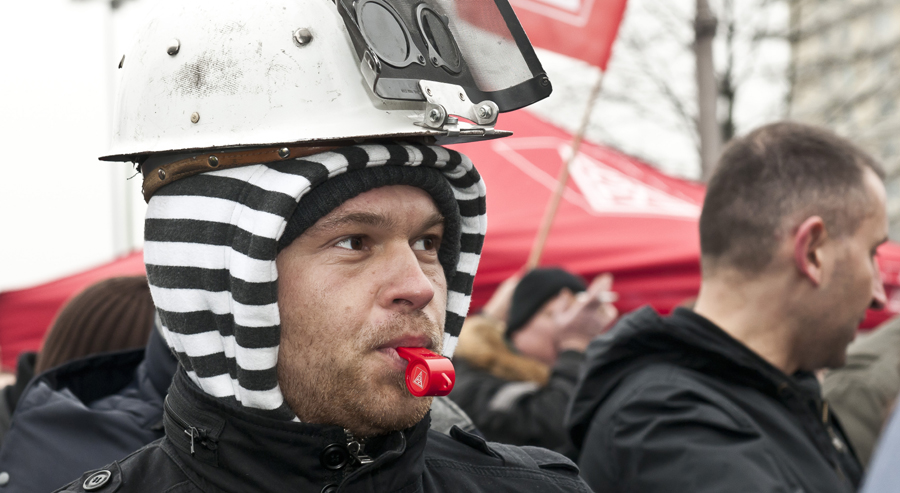 Stahlarbeiter in Essen