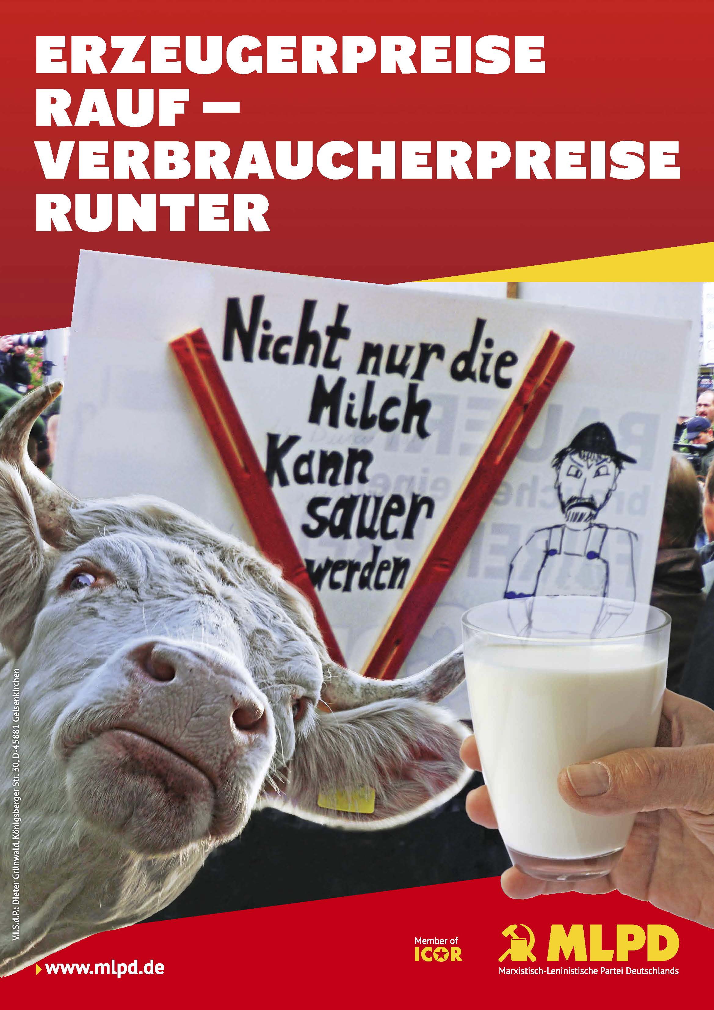 Erzeugerpreise rauf - Verbraucherpreise runter