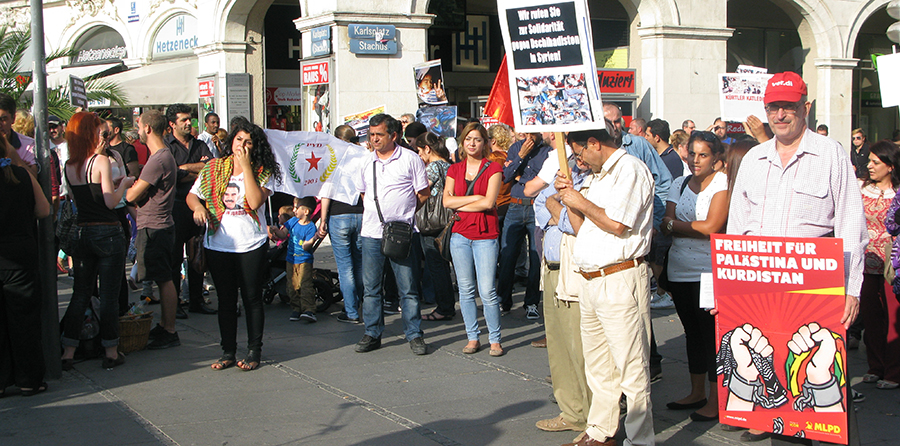 Protest in München