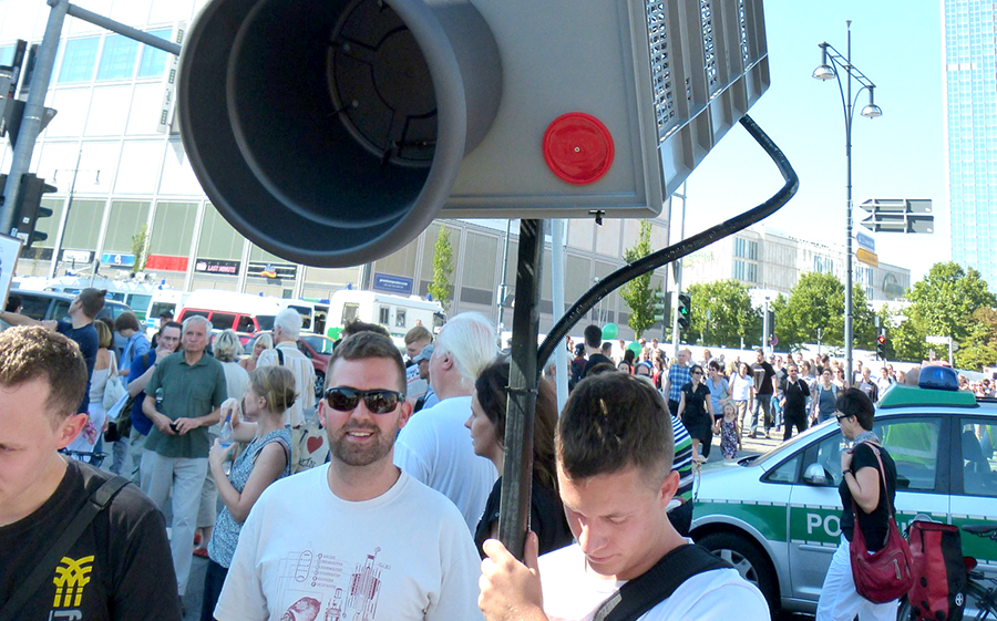 Demo gegen Überwachungsstaat