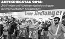 Antikriegstag 2014: „Für Frieden und Völkerfreundschaft und gegen  die imperialistischen Kriegstreiber!“