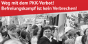 MLPD protestiert gegen Verbot der Großdemonstration gegen das PKK-Verbot am 6. Dezember in Köln 