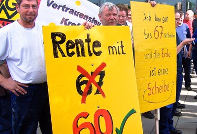 Gegen Rente mit 67