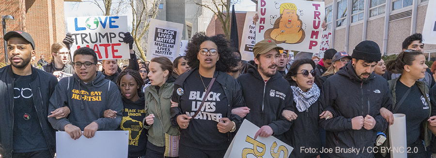 Protest gegen Trump