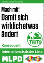 Auffallend in NRW: 45.000 Wahlplakate der INTERNATIONALISTISCHEN LISTE/MLPD 