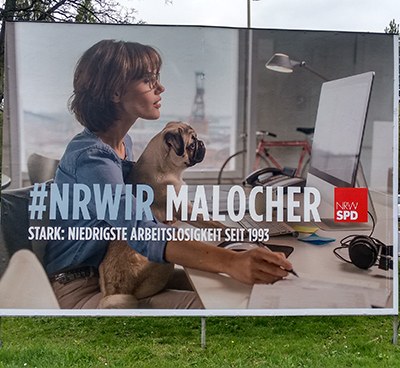 Ein verräterisches Wahlplakat 