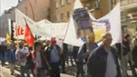 2004: Demonstration gegen die Schröder-Fischer Regierung am 03.10.
