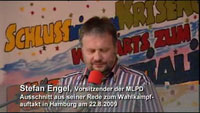 2009: Rede von Stefan Engel beim Wahlkampfauftakt im Hamburg